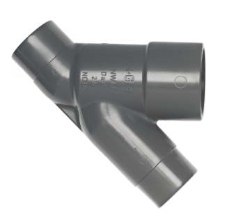 Корпус, GF, PVC-U, тип 305/306, прозрачный, для сетчатых фильтров 