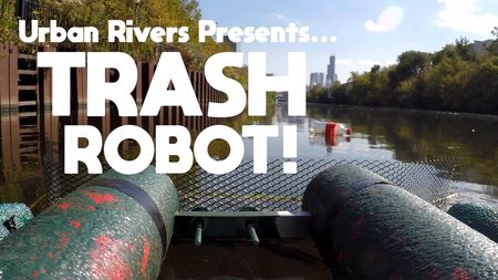 Использование роботов для очистки загрязнённых водоёмов