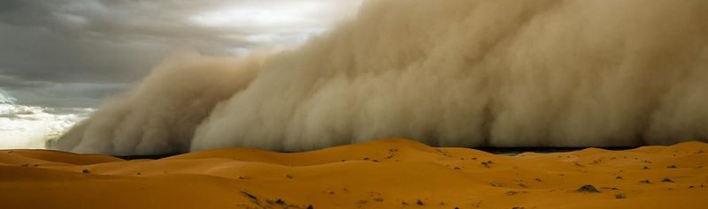 Негатив песков Сахары для Европы