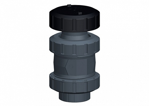 Клапан вентиляционный контрольный, GF, PVC-U, тип 595, NTP и клеевые раструбы, дюймовые ASTM 