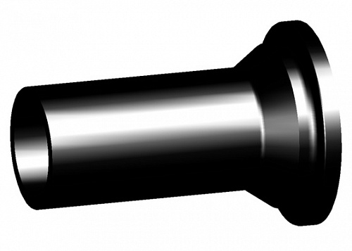 Втулка крана, GF, PE-100, тип 546, удлиненный патрубок для стыковой сварки, SDR-11